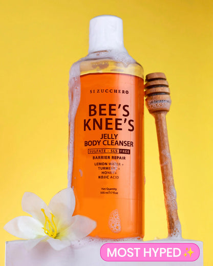 Bee’s Knees Glow Jelly Body Cleanser – Brightening & Tone Enhancing Wash