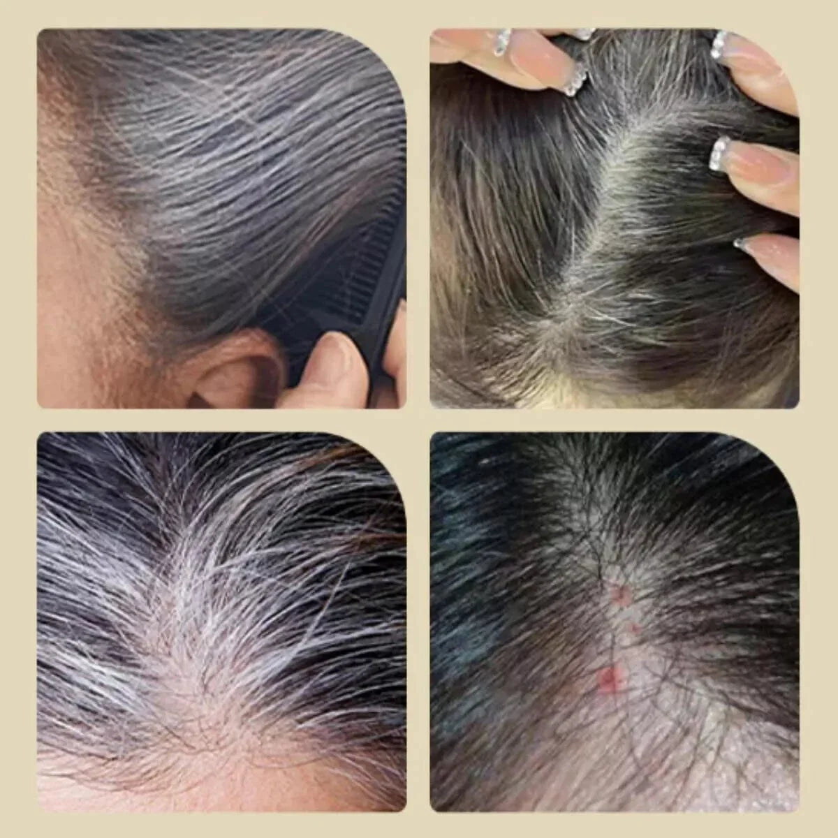 Long-Lasting Hair Dye Comb Stick – Instant Grey Coverage